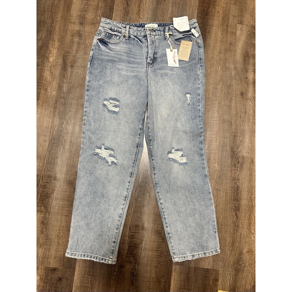 Jessica Simpson NWT spotlight high rise slim straight SIZE 30